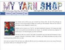 Tablet Screenshot of myyarnshop.com